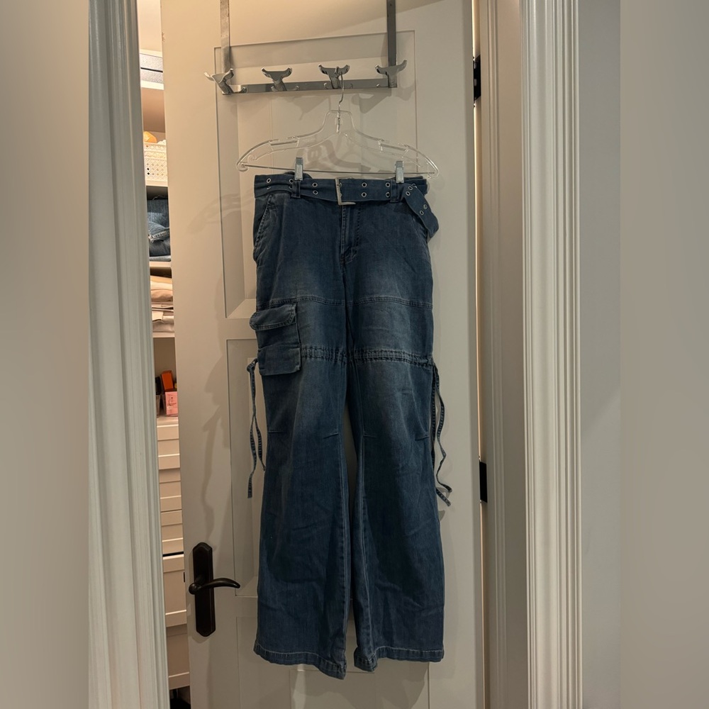 I Am Gia Cargo Jeans, Size M